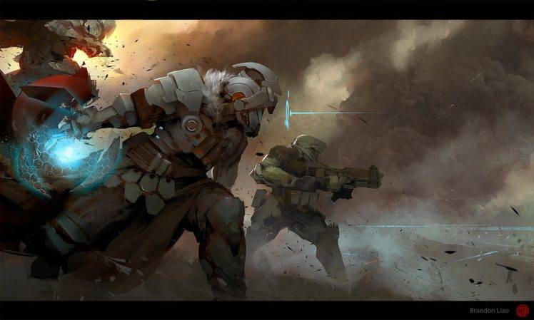 warrior, Artwork, Science fiction, War, Battle HD Wallpaper Desktop Background