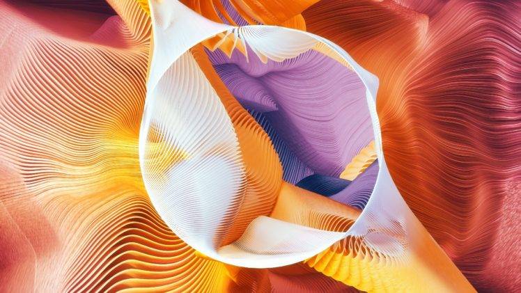 abstract, Lines, Colorful, Geometry, Circle, Digital art, Shapes HD Wallpaper Desktop Background