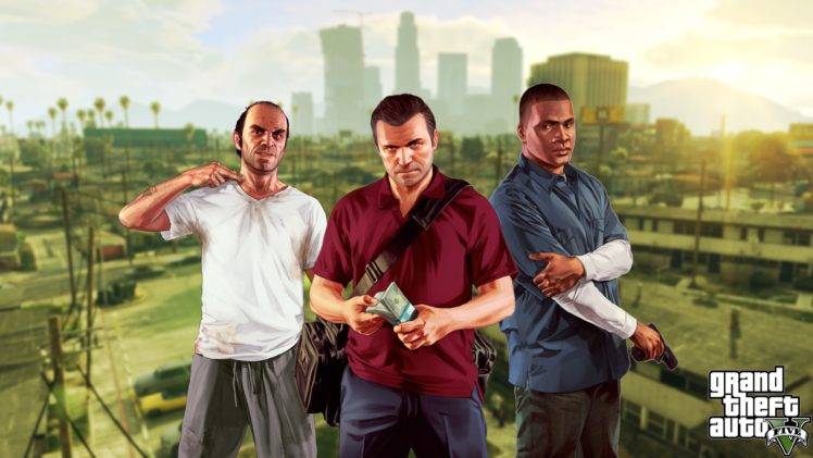 Grand Theft Auto V, Rockstar Games, Digital art, Video games HD Wallpaper Desktop Background