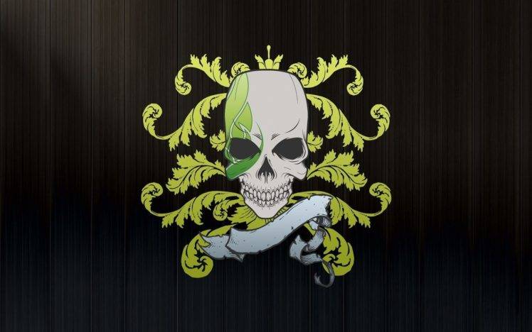 teeth, Black background, Digital art, Ornamented, Skull, Lines, Artwork HD Wallpaper Desktop Background