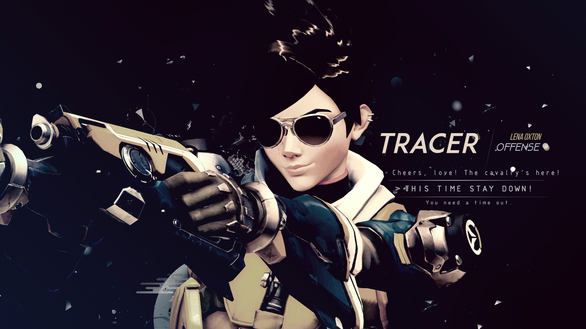 Overwatch, Blizzard Entertainment, Tracer (Overwatch) Wallpaper