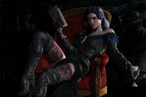 Yennefer of Vengerberg, Render, Video games, The Witcher 3: Wild Hunt, Fantasy girl