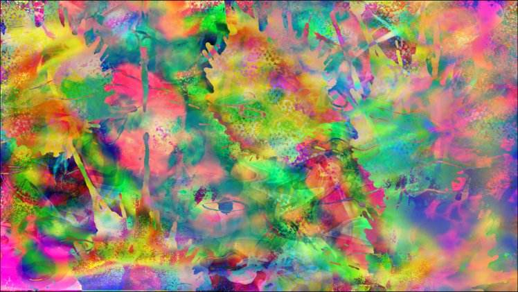 abstract, LSD, Brightness, Trippy, Psychedelic, Digital art, Surreal, Artwork HD Wallpaper Desktop Background