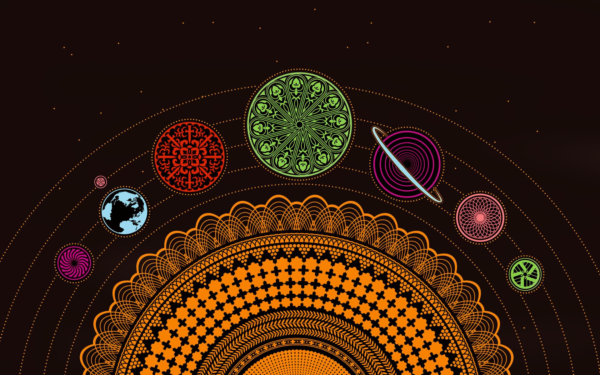 abstract, Universe, Solar System, Planet Wallpaper