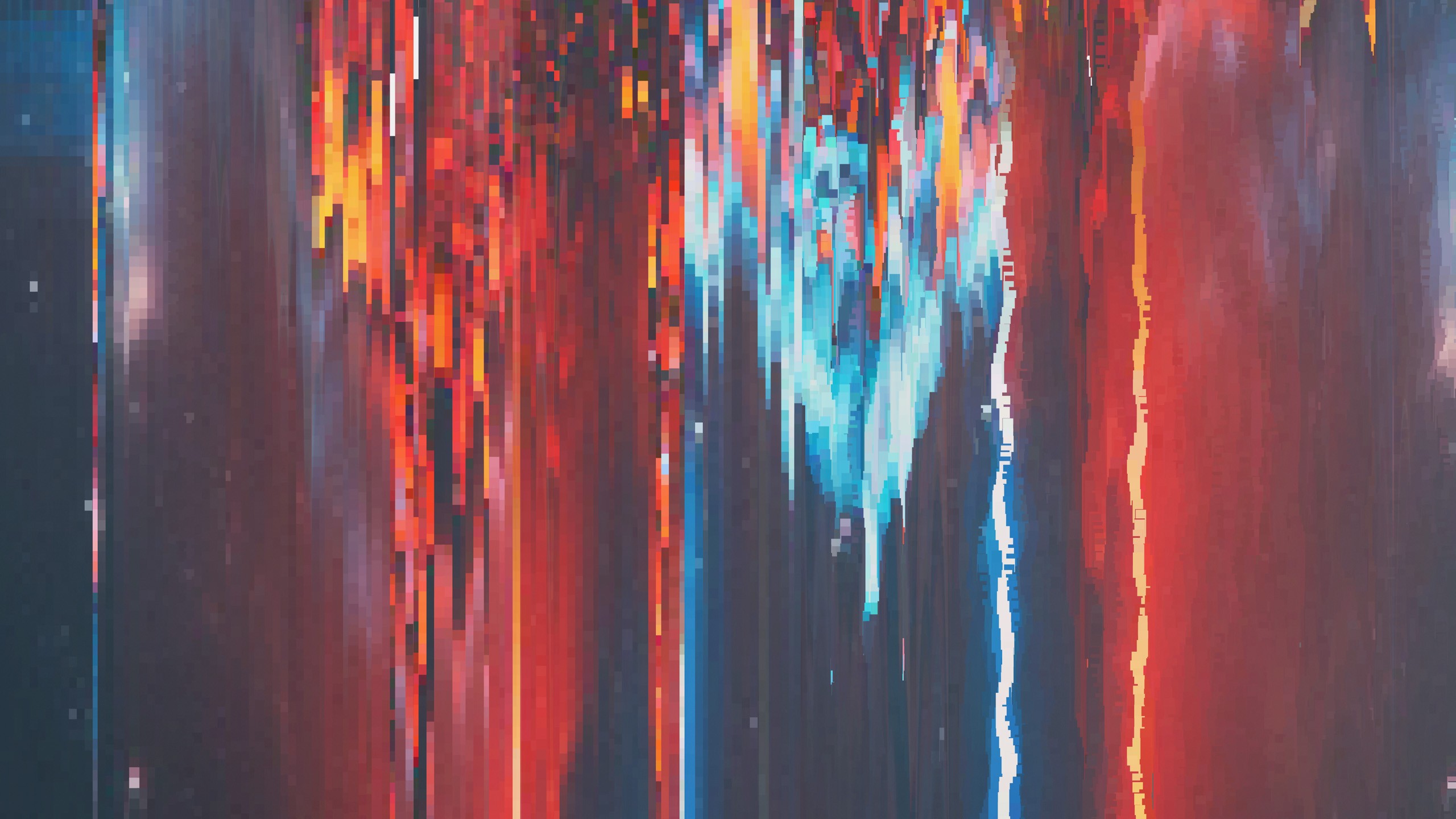 glitch art, Abstract, Pixels Wallpaper