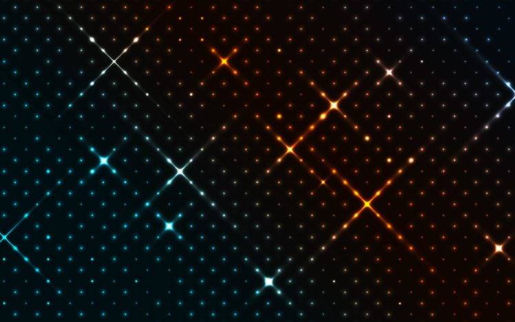 abstract, Glowing, Dots HD Wallpaper Desktop Background