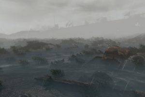 Fallout 4, Bethesda Softworks, Game Mod, Mist, Water, Rain
