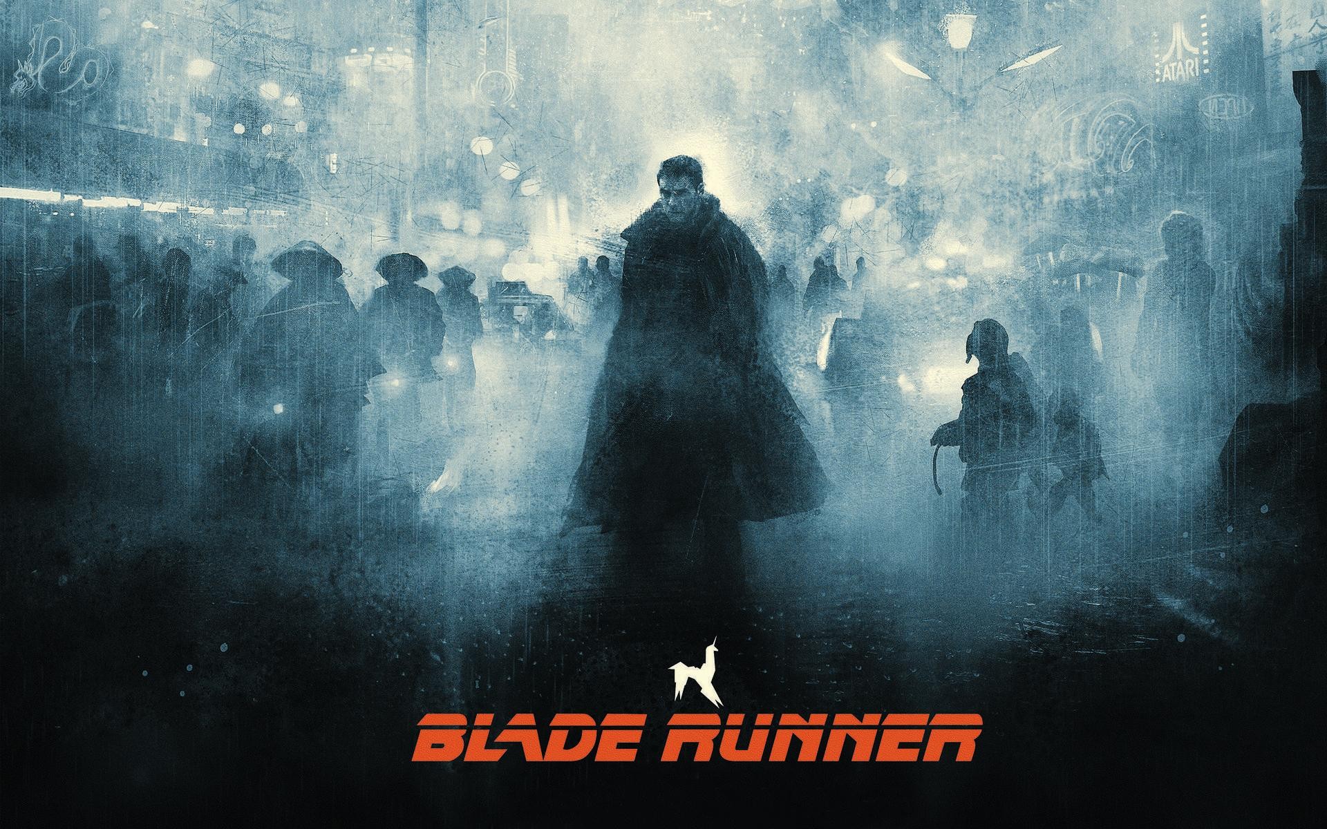 Harrison Ford, Blade Runner, Digital art, Science fiction, Movies Wallpaper