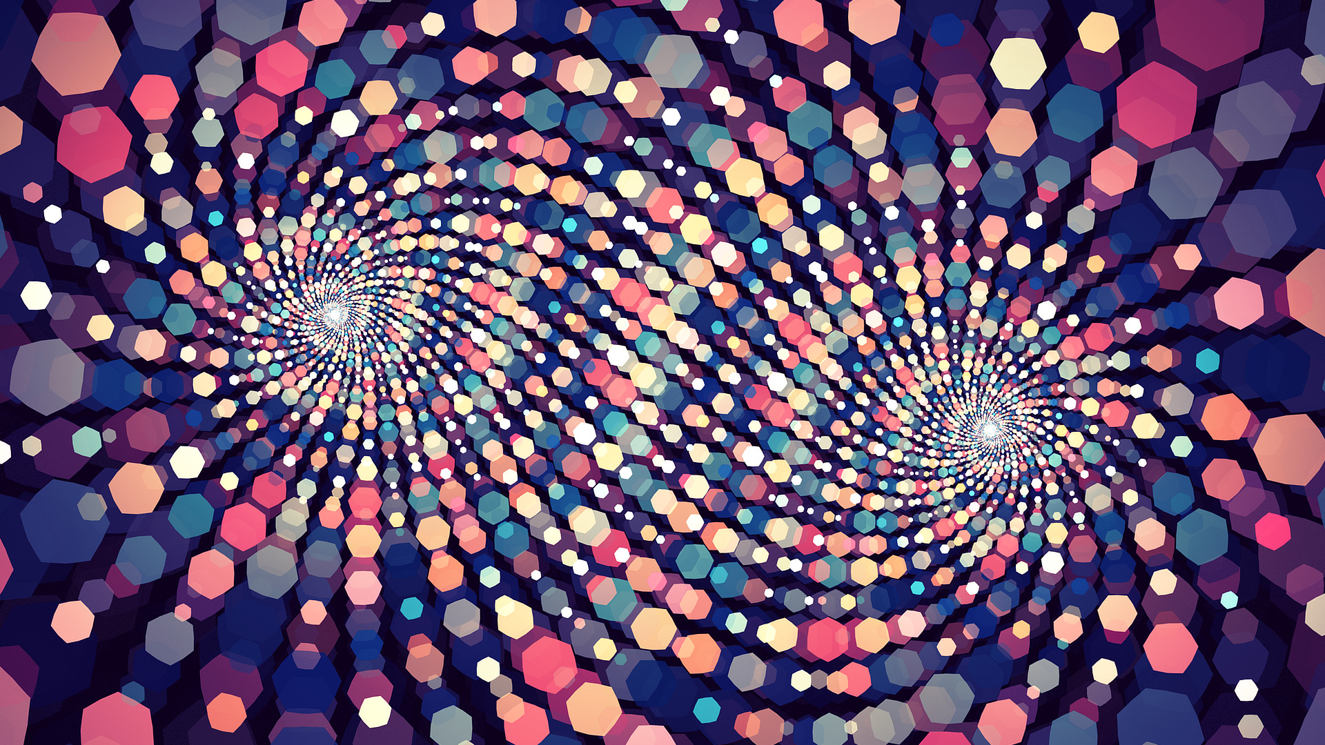 fractal, Abstract, Digital art, Bokeh Wallpaper