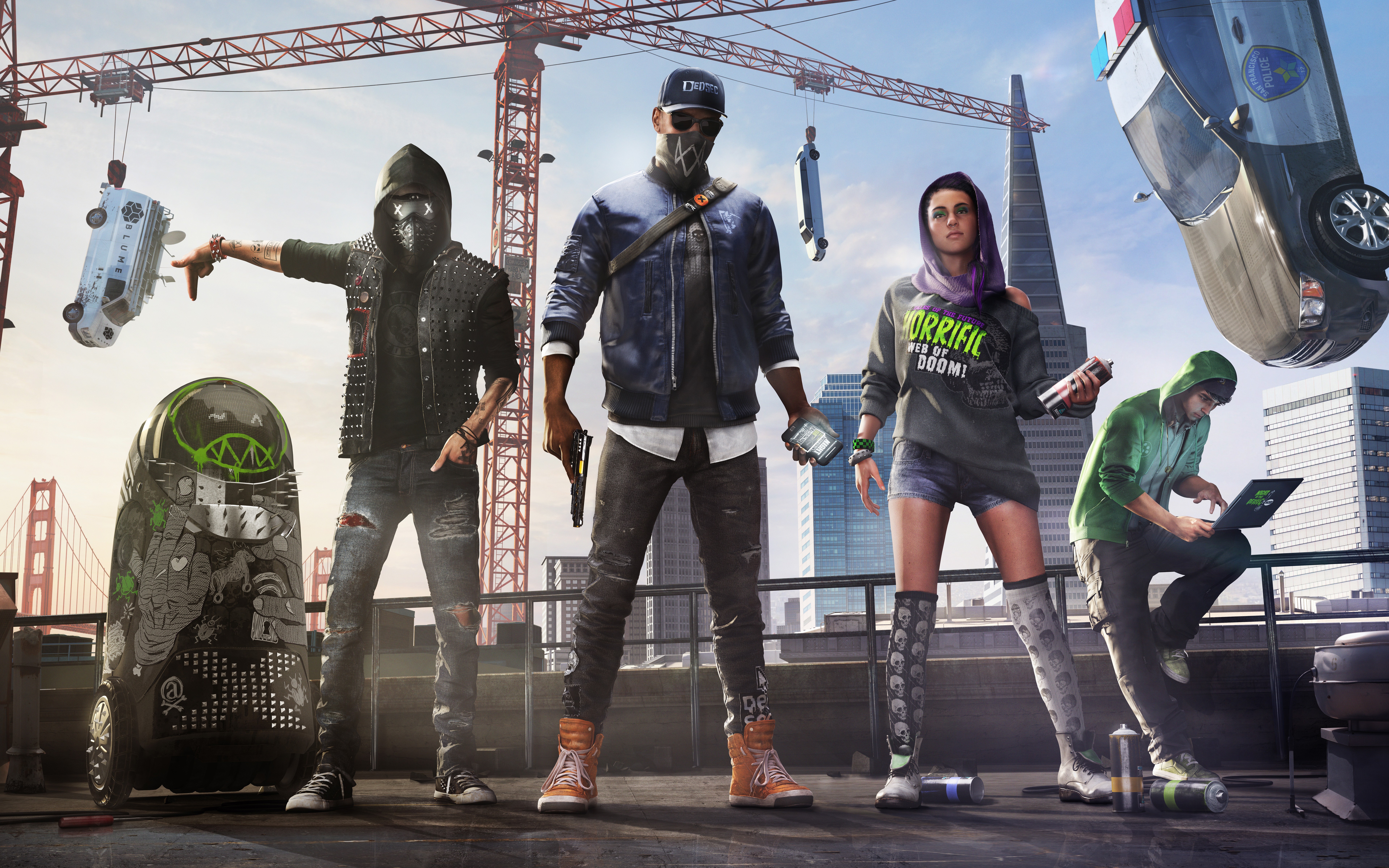 Upcoming Games, Watch Dogs 2, Hackers, Hacking Wallpaper