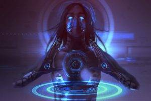 futuristic, Digital art, Science fiction