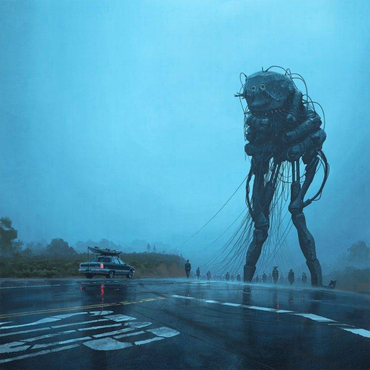 Simon Stålenhag, Artwork HD Wallpaper Desktop Background