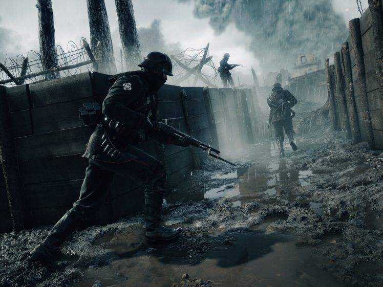 soldier, Battlefield 1, EA DICE, World War I, War, Video games HD Wallpaper Desktop Background