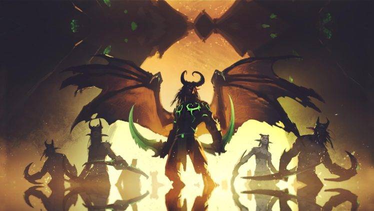 Demon Hunter,  World of Warcraft, Demon Hunter WoW HD Wallpaper Desktop Background