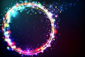 abstract, Colorful, Circle, Glowing