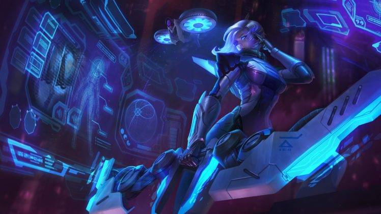 Ashe, League of Legends, Project Skins, ADC, Attack Damage Carry HD Wallpaper Desktop Background
