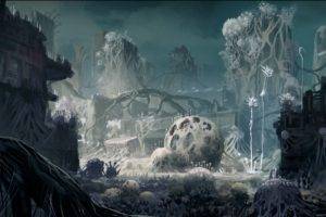 artwork, Apocalyptic, Destruction, Ruins, City, Nausicaa of the Valley of the Wind