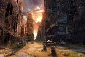 artwork, Apocalyptic, Fallout, Video games, City