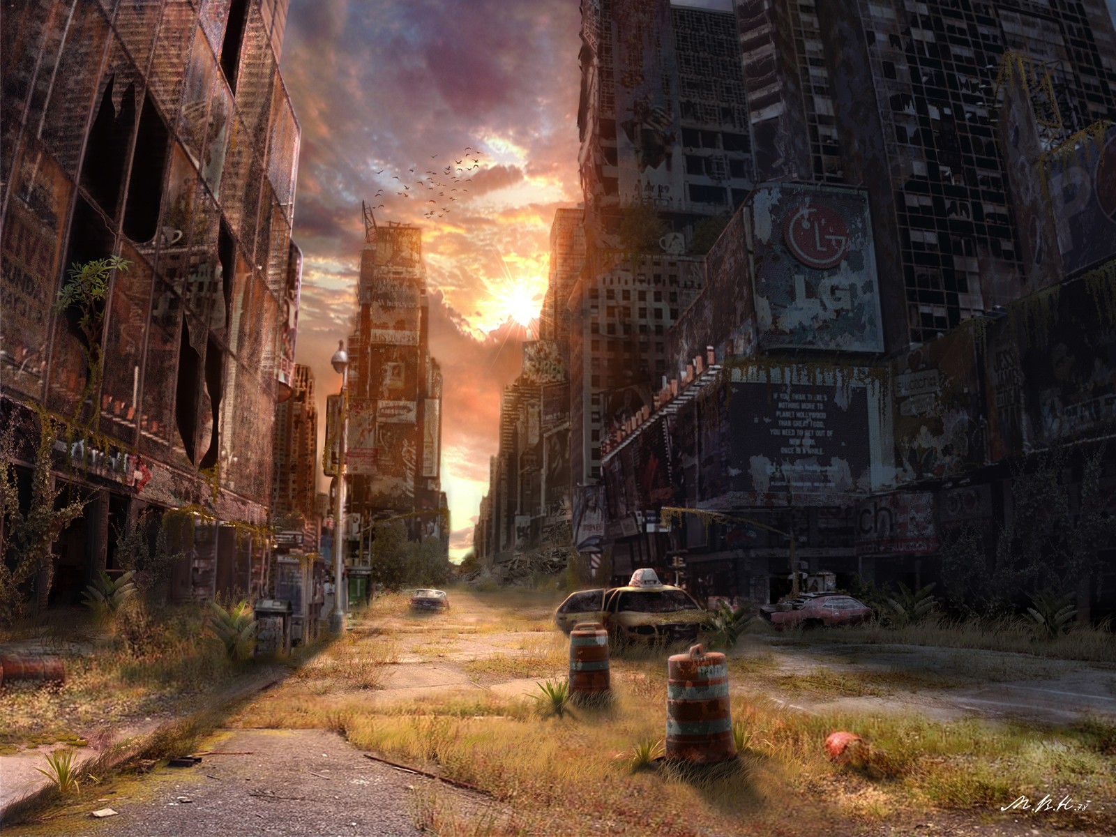 artwork, Apocalyptic, Fallout, Video games, City Wallpaper