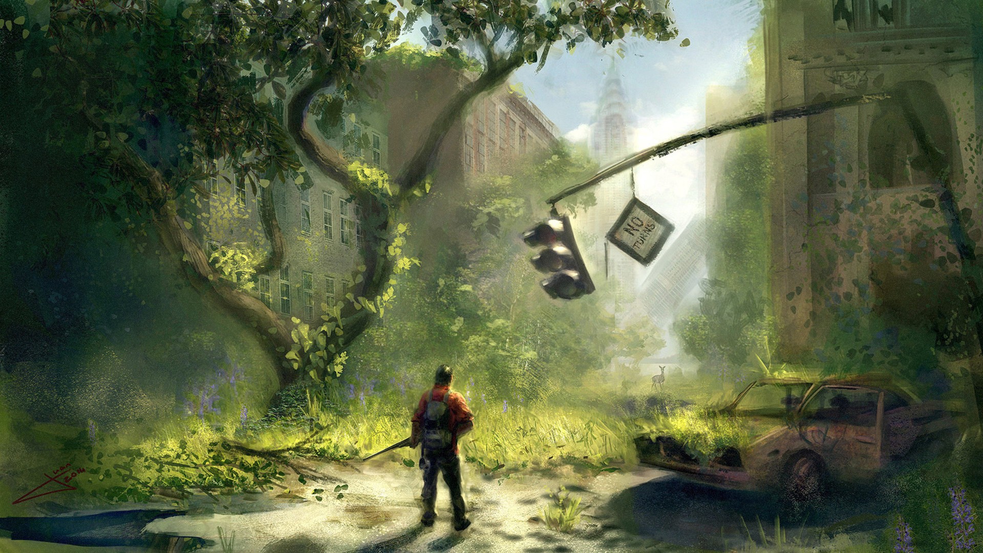 artwork, Apocalyptic, The Last of Us, Science fiction, Video games Wallpaper