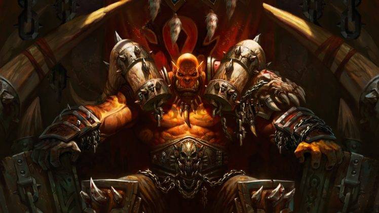 Garrosh Hellscream, World of Warcraft, Hearthstone: Heroes of Warcraft HD Wallpaper Desktop Background