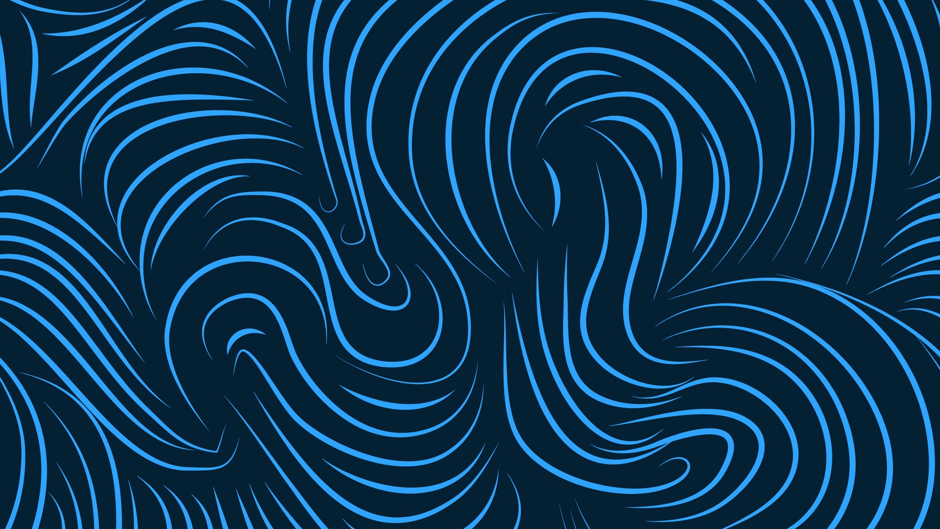 abstract, Lines, Blue, Wavy lines Wallpaper