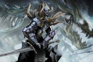 artwork, Armor, Skeleton, Sword