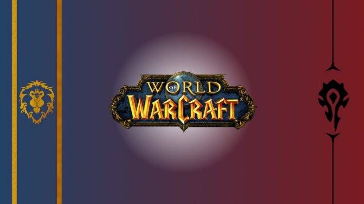 World of Warcraft, Alliance, Horde, Blue, Red, Black, Lion, PC gaming  Wallpapers HD / Desktop and Mobile Backgrounds