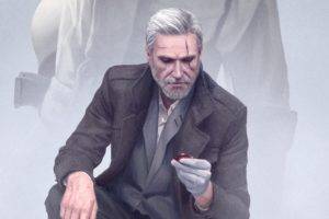 Geralt of Rivia, The Witcher, The Witcher 3: Wild Hunt, Artwork, Digital art, Noir