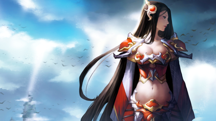 Irelia, League of Legends, Armor HD Wallpaper Desktop Background