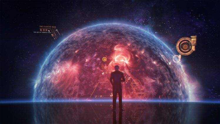 Illusive Man, Mass Effect, Video games, Cerberus HD Wallpaper Desktop Background