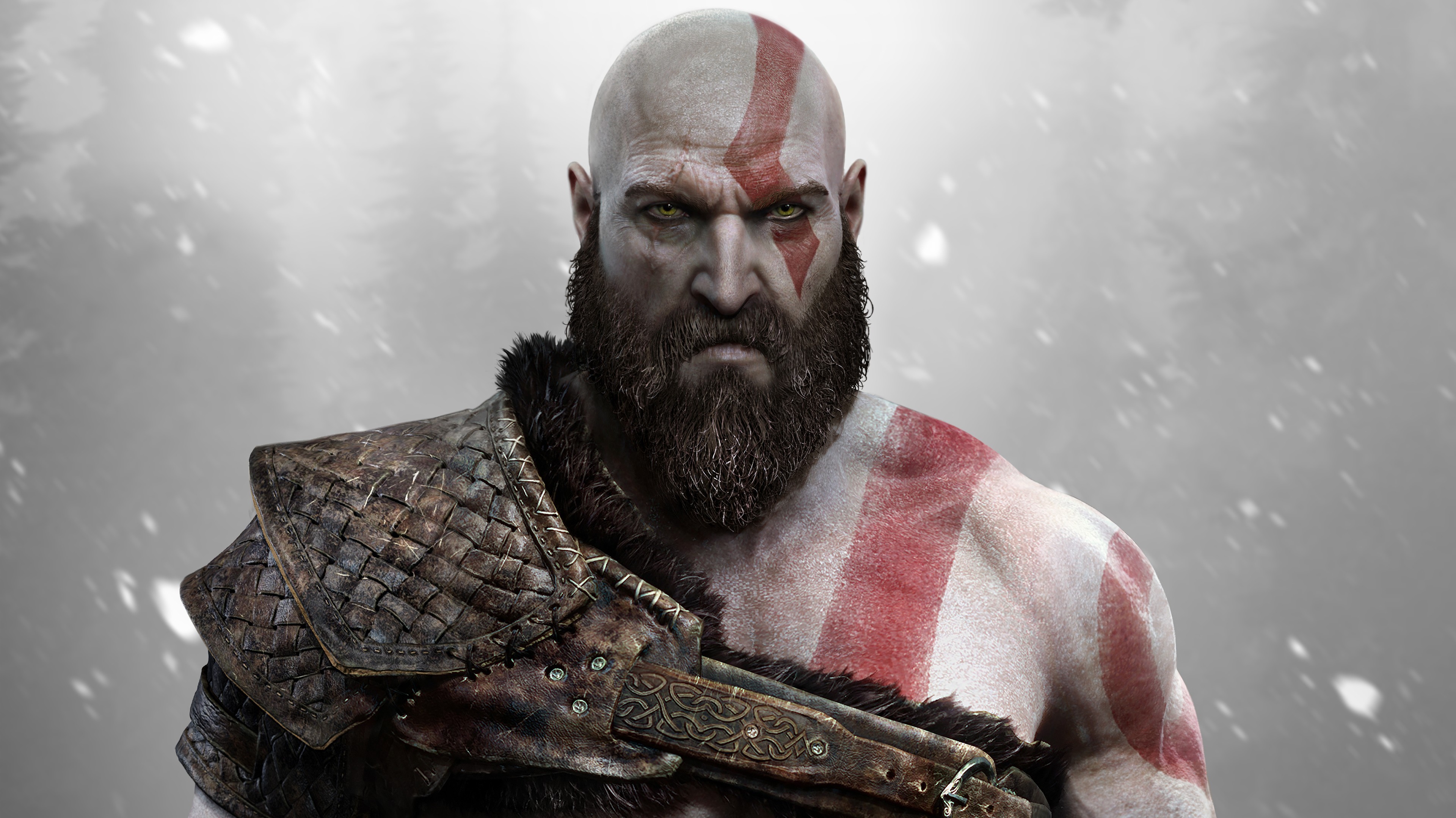 warrior, Beards, Video games, God of War Wallpaper