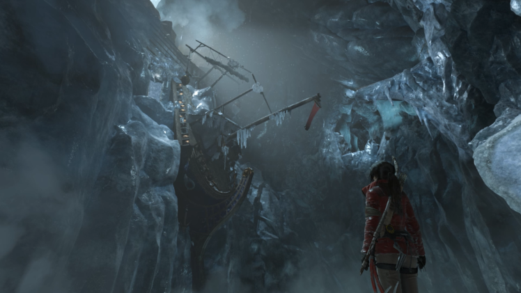 Lara Croft, Tomb Raider, Rise of the Tomb Raider, Shipwreck, Ice, Video games HD Wallpaper Desktop Background