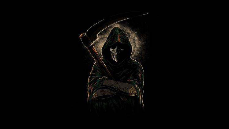 Grim Reaper, Skull, Artwork HD Wallpaper Desktop Background