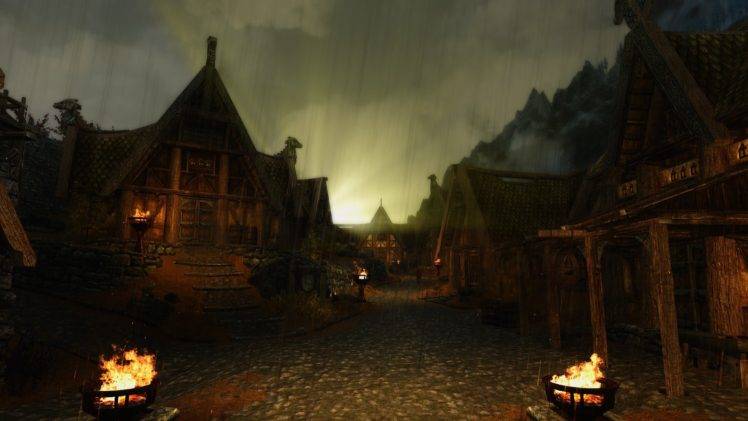 The Elder Scrolls V: Skyrim, Video games HD Wallpaper Desktop Background