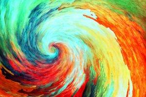 abstract, Colorful, Hurricane