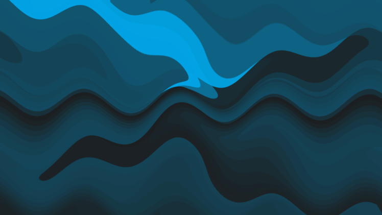 squiggly, Blue, Abstract, Waveforms HD Wallpaper Desktop Background