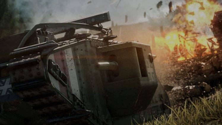 Battlefield 1, Tank, British Mark IV HD Wallpaper Desktop Background
