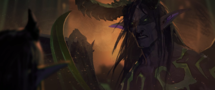 Demon Hunter, World of Warcraft, Blizzard Entertainment, Illidan Stormrage HD Wallpaper Desktop Background