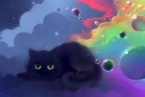 cat, Bubbles, Artwork