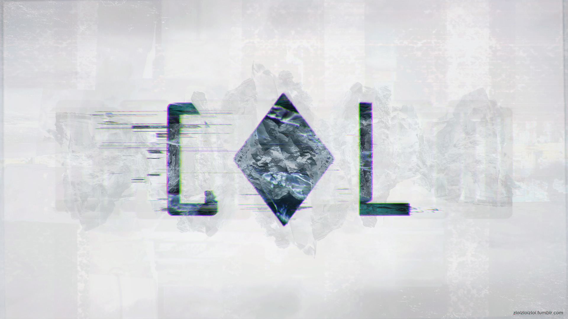 glitch art, Cold, Iceberg, Abstract, Crystal, Text, Geometry Wallpaper