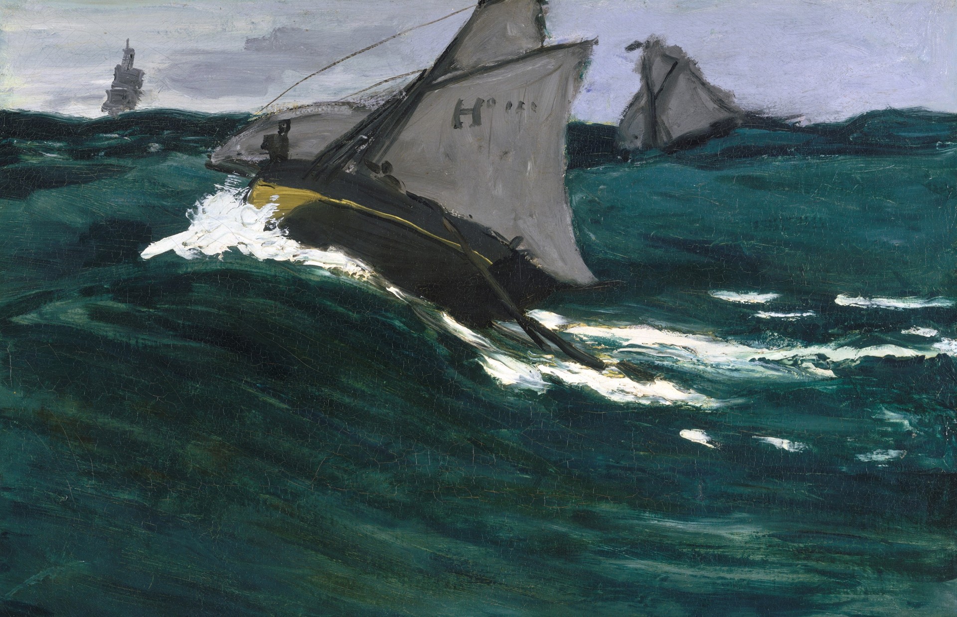 artwork, Painting, Boat Wallpaper