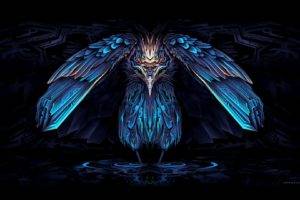digital art, Bird of prey