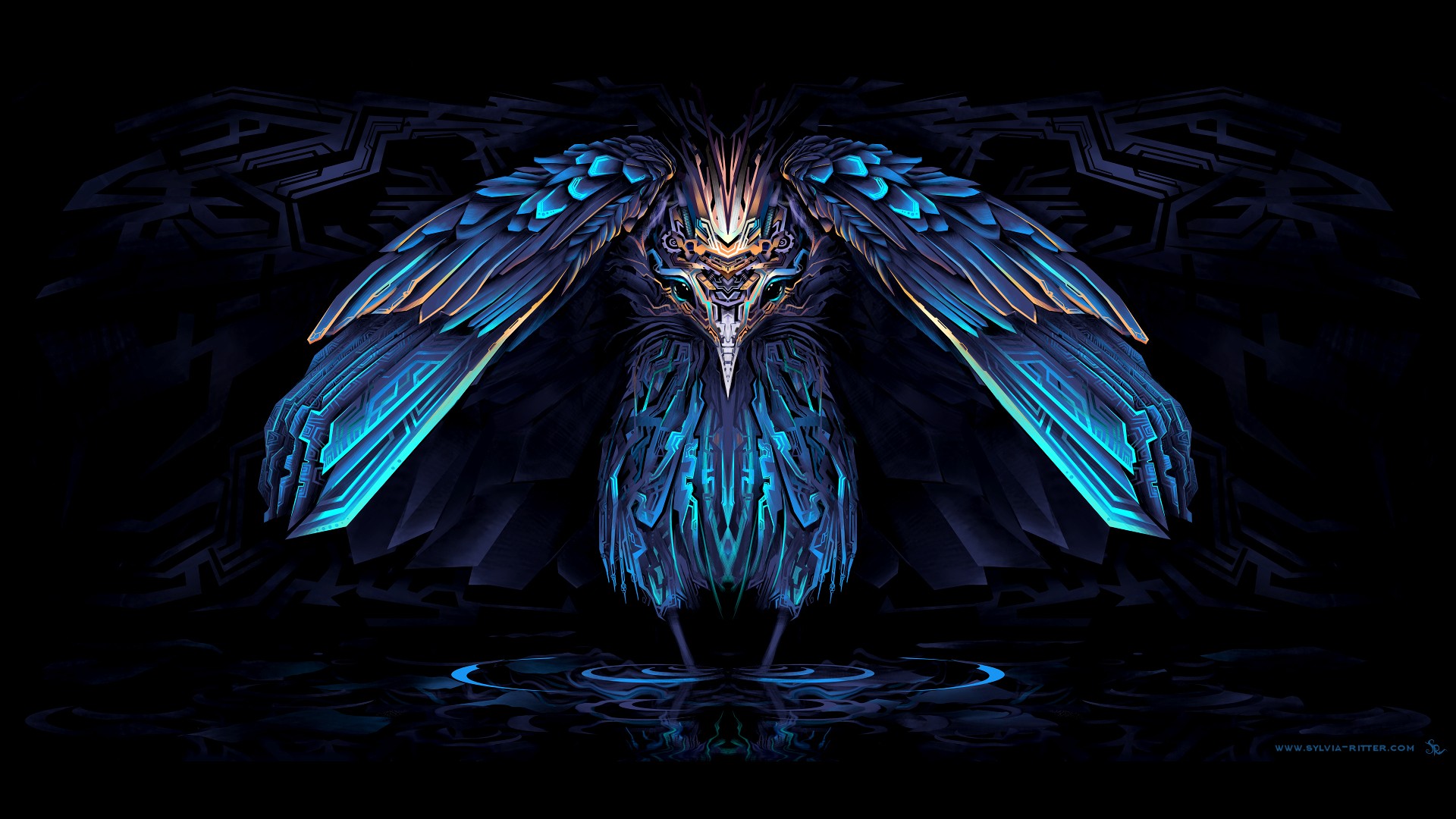 digital art, Bird of prey Wallpaper
