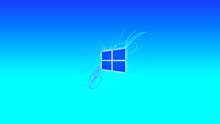 Microsoft Windows, Neon, Abstract HD Wallpaper Desktop Background