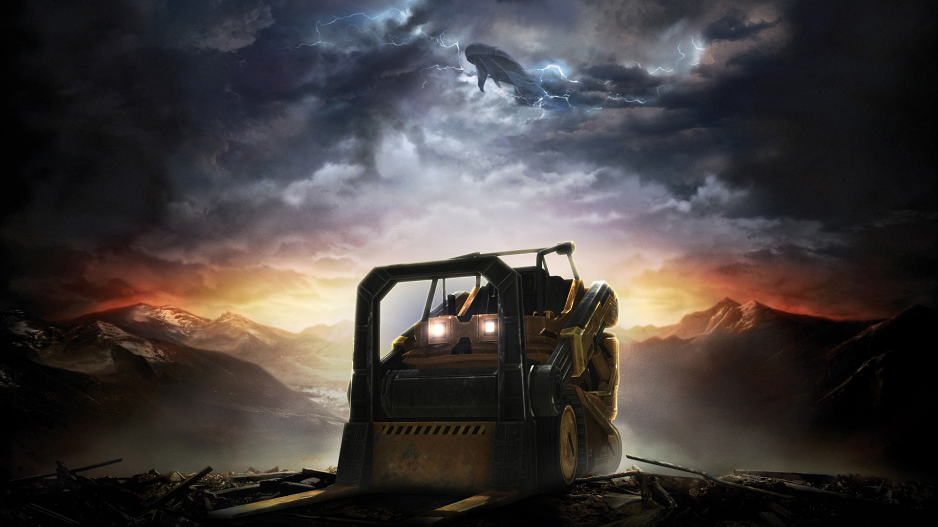 Halo, Forklifts, Video games, Parody, Halo Reach Wallpaper