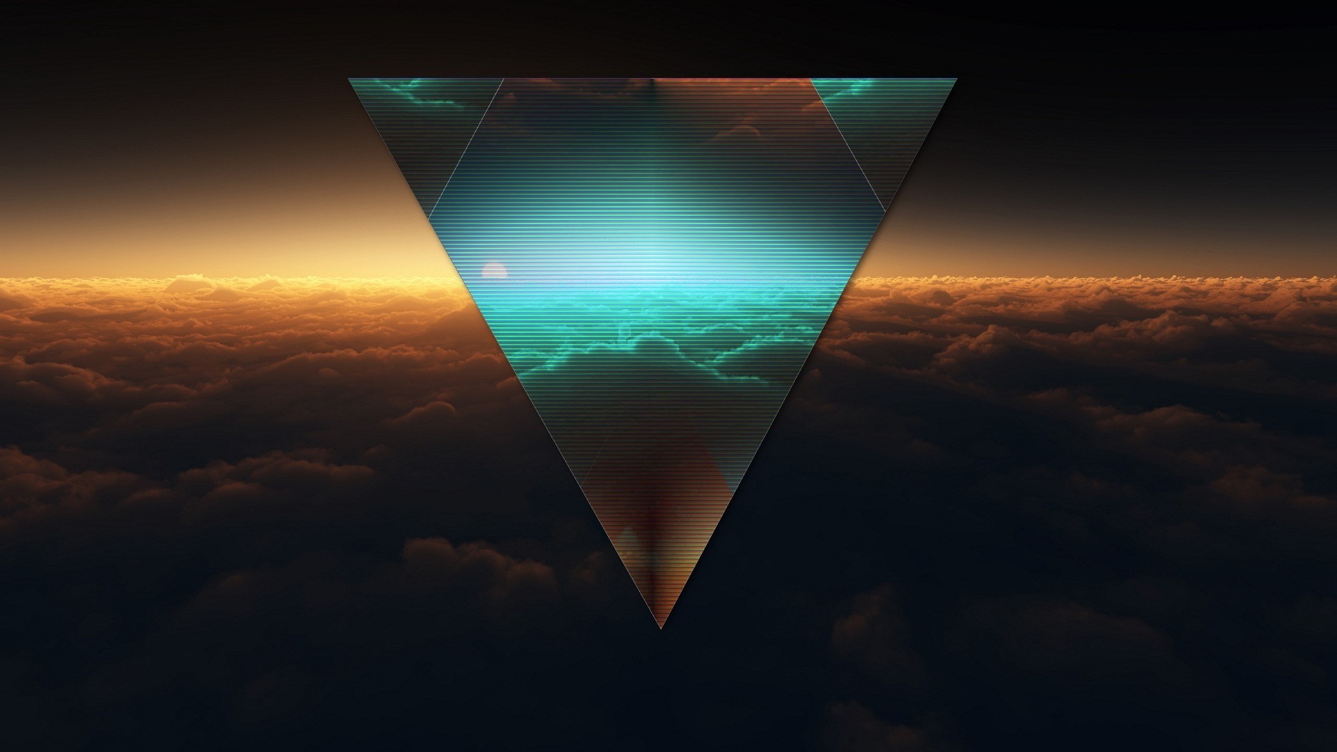 triangle, Abstract Wallpaper
