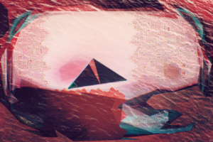 red, Blood, Triangle, Abstract, Glitch art