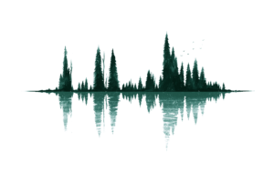 ultra wide, Minimalism, Artwork, Reflection, Trees, Simple background