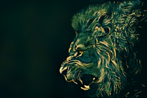 artwork, Lion, Wildlife